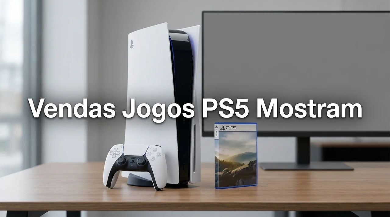 Vendas Físicas de Jogos PS5 Mostram Declínio Constante nos EUA